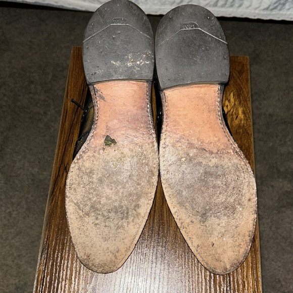 Men’s Allen Edmonds McClain Brogues Black Size 9D - Picture 7 of 9